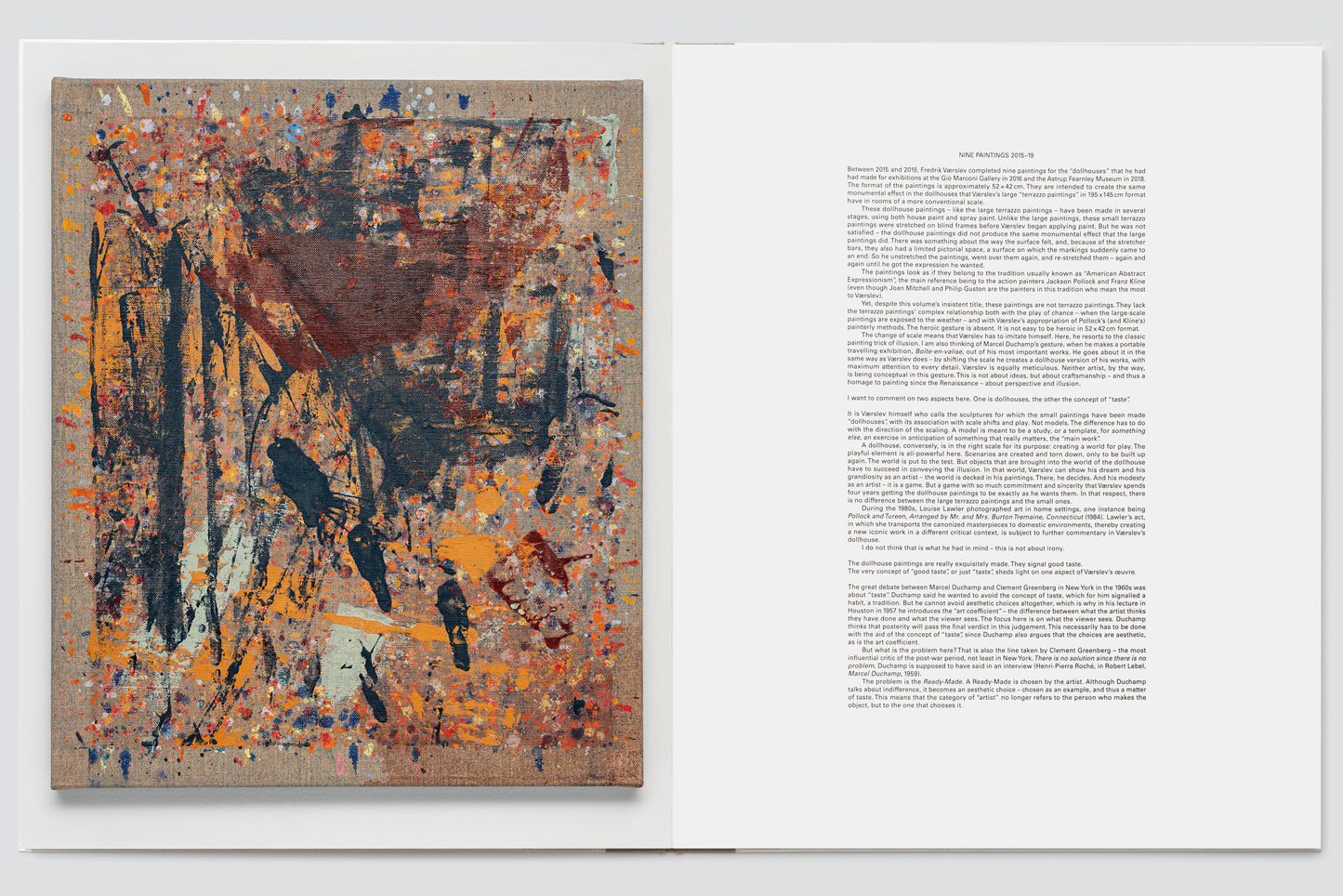 Fredrik Værslev: Nine Terrazzo Paintings 2015–19