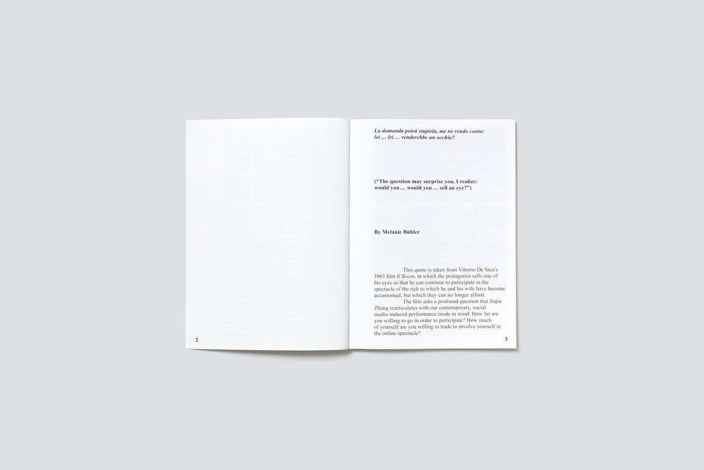 Jiajia Zhang: You Left Something Behind