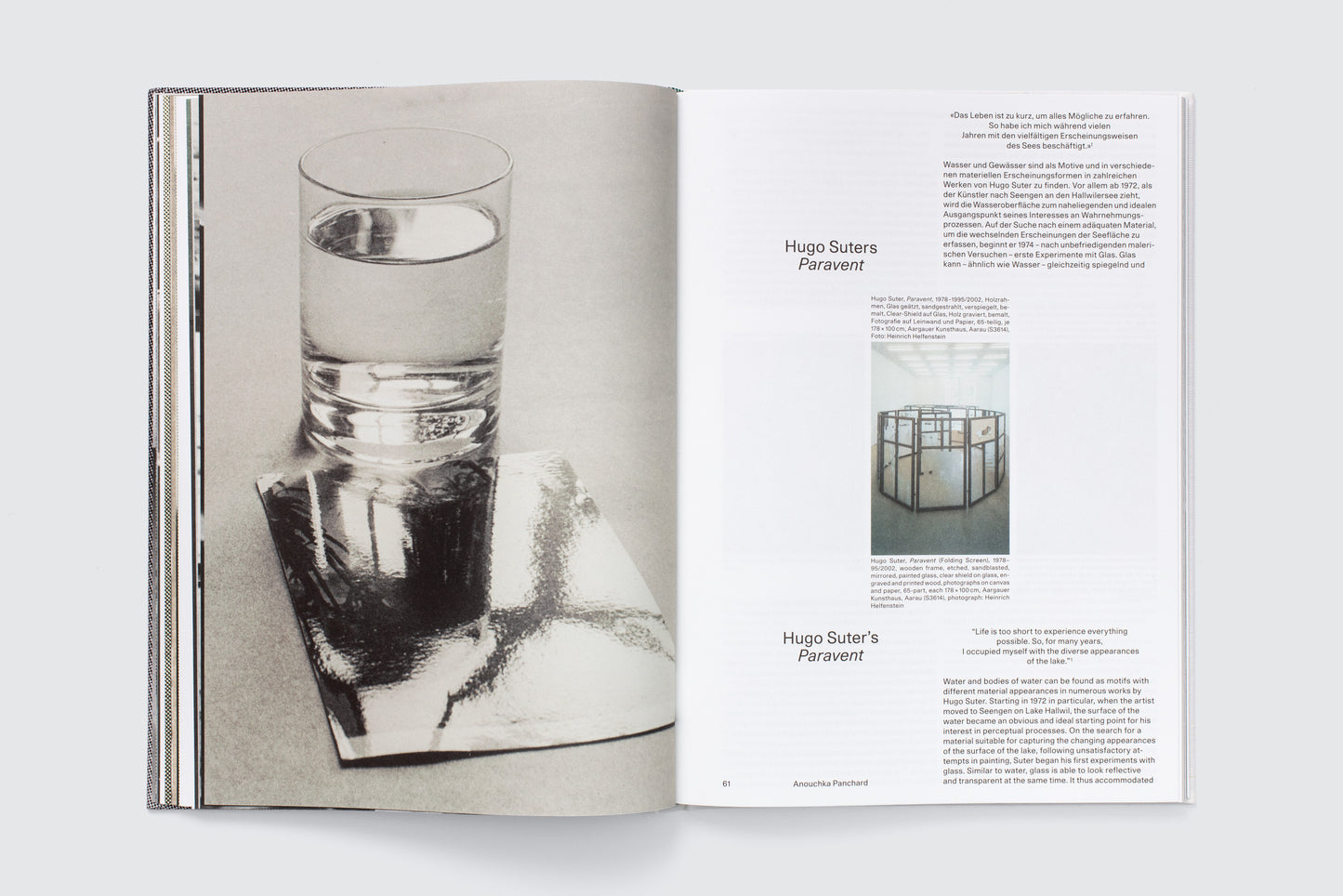Hugo Suter. Bilder, die die Seiten wechseln. Images That Switch Sides